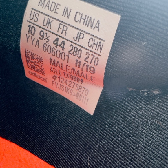 Adidas SL20 'Japanese Calligraphy' Sz 10 - Picture 8 of 8